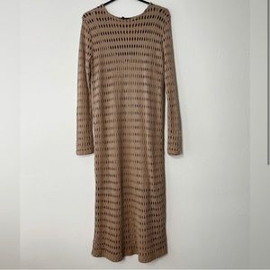 Zara LS Midi Dress Sz L